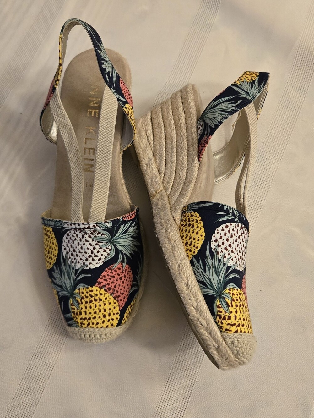 Like New Anne Klein iflex Espadrille Wedges